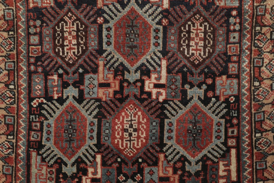 Antique Shiraz Gift-Sized Square Rug