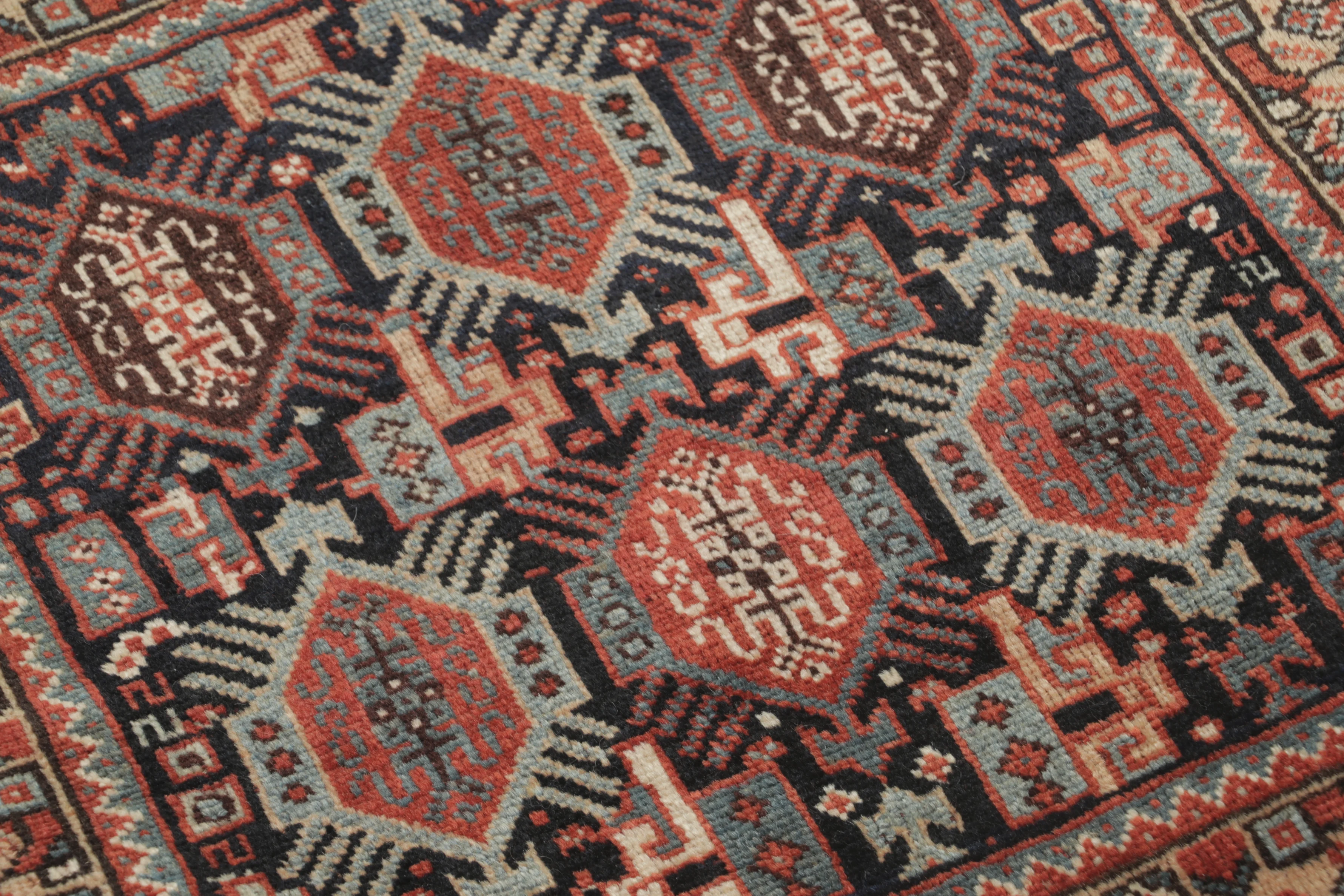 Antique Shiraz Gift-Sized Square Rug