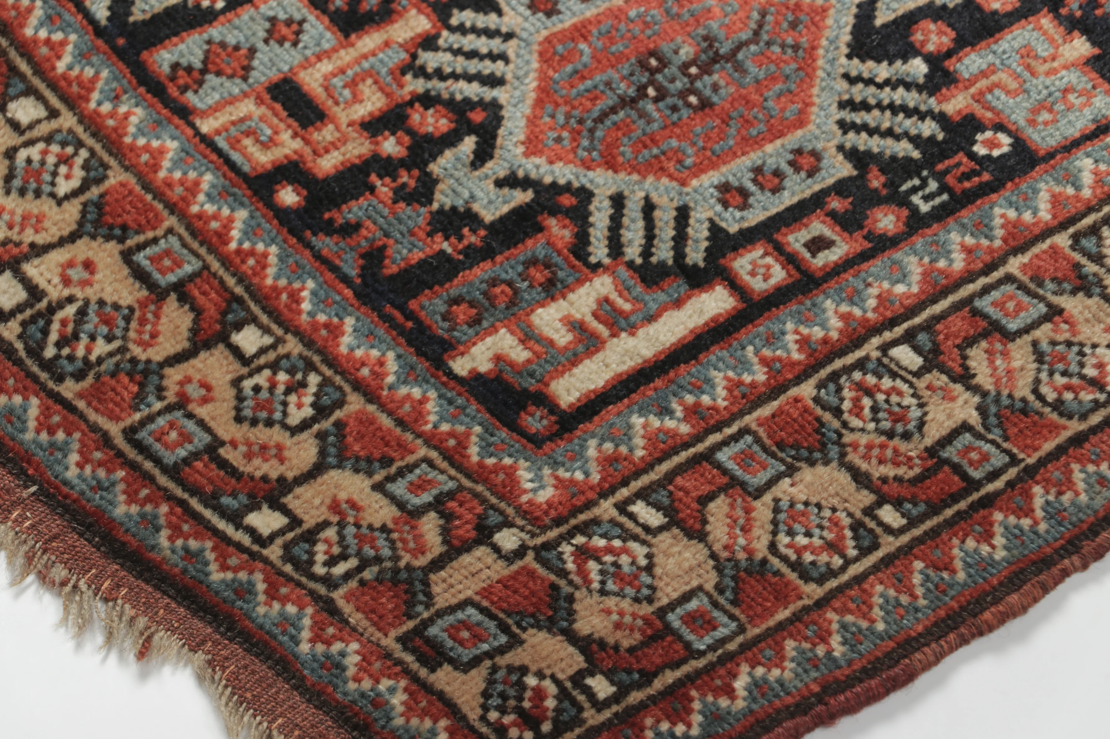 Antique Shiraz Gift-Sized Square Rug