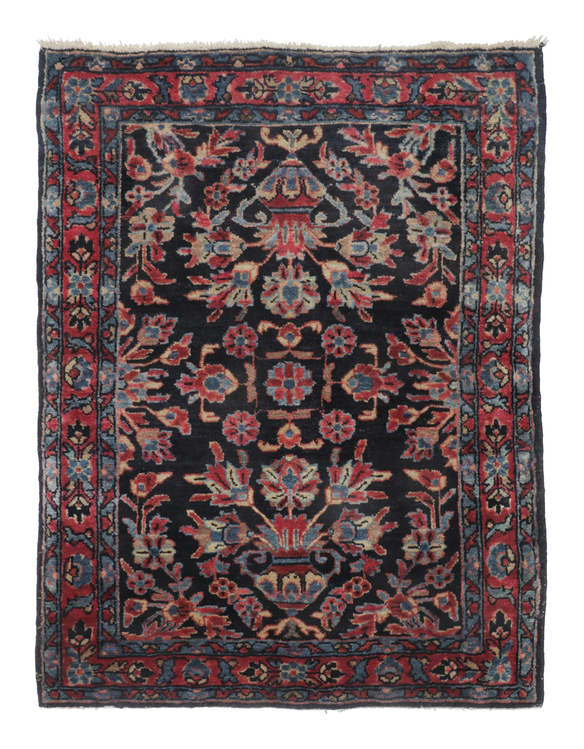 Antique Gift-Sized Sarouk Rug