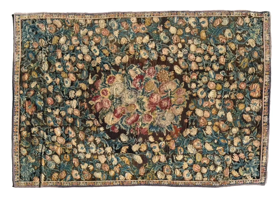 Antique French Verdure Tapestry