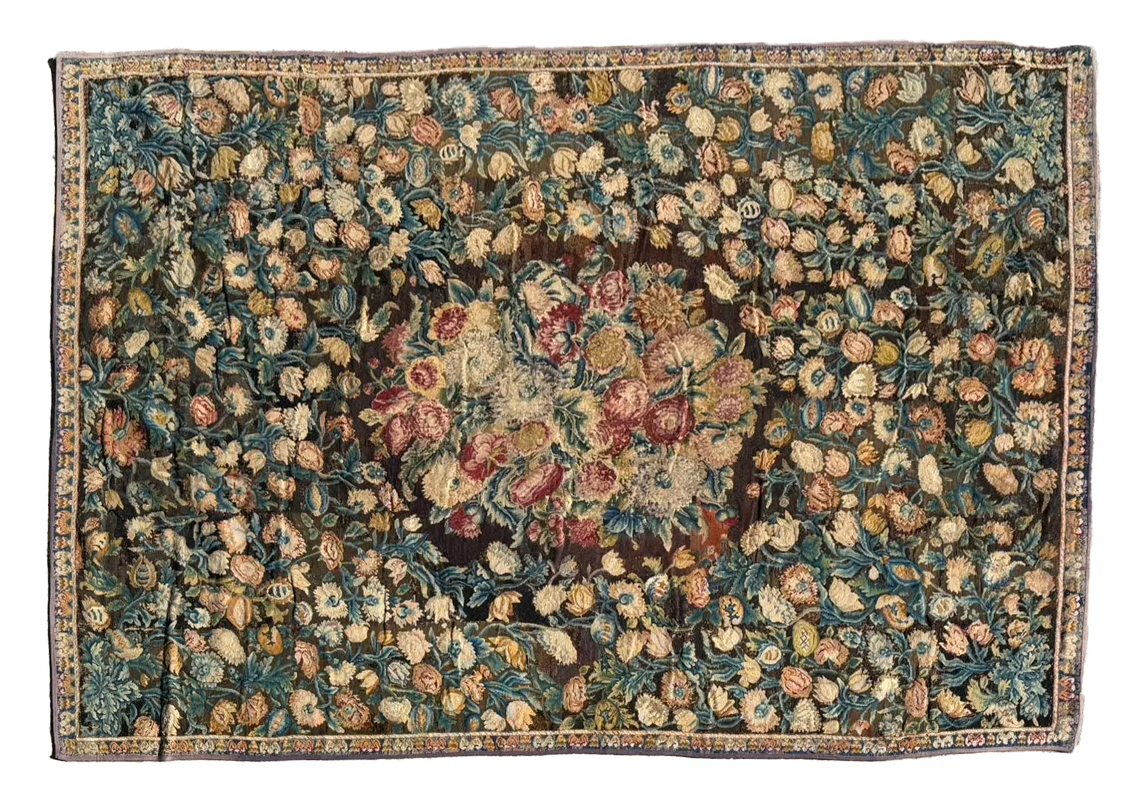 Antique French Verdure Tapestry