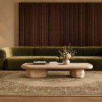 Antique » NO. 13207 Amritsar rug in Green, Gray, Beige Medallion Pattern